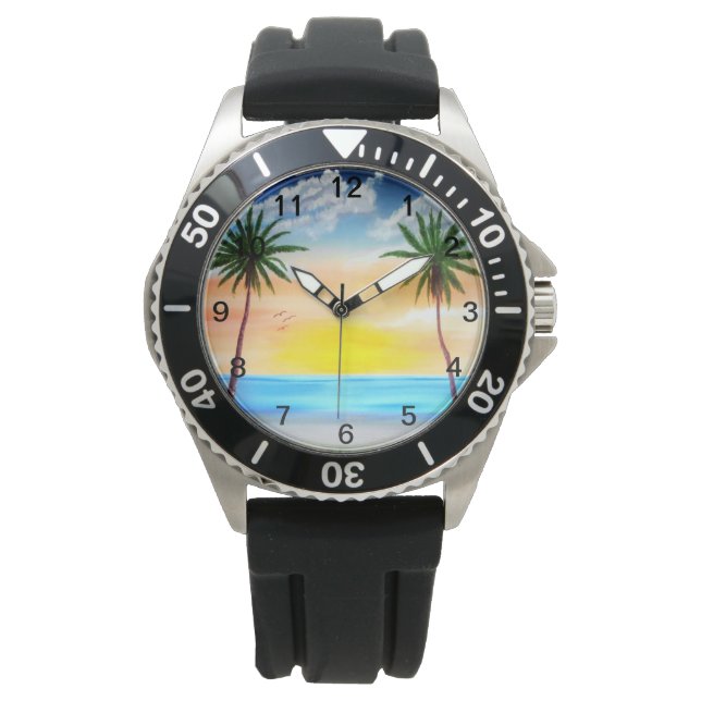 Sunrise Beach Armbanduhr (Vorderseite)