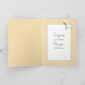 Sunrise Beach Denken Sie an Sie Karte (Innenseite)