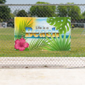 Sunrise Beach Design Banner (Insitu)