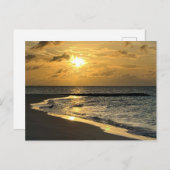Sunrise Beach Postkarte (Vorne/Hinten)