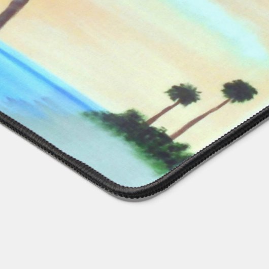 Sunrise Beach Schreibtischunterlage (Ecke)