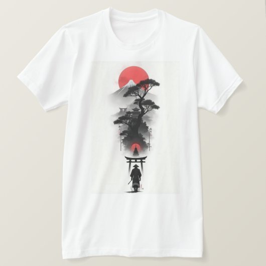 Sunrise Beach Vibes T - Shirt - Retro Sunset Style (Design vorne)