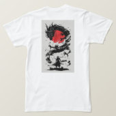 Sunrise Beach Vibes T - Shirt - Retro Sunset Style (Design Rückseite)