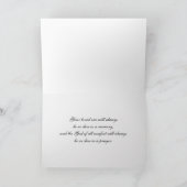 Sunrise Beileid Karte (Innenseite)