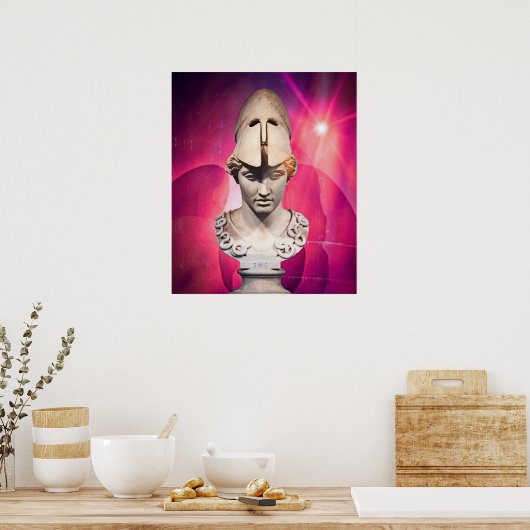 Sunrise Berlin Statue Poster (Küche)