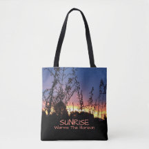 Sunrise Between Wildflower Silhouettes Reusand