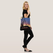 Sunrise Between Wildflower Silhouettes Reusand Tasche (Am Model)