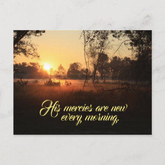 Sunrise Bible Verse Postkarte