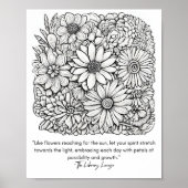 Sunrise Bloom: Eine Blumensinfonie Poster (Vorne)