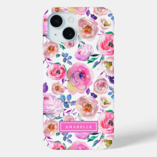 Sunrise Boho Floral Monogramm Case-Mate iPhone Hülle
