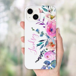 Sunrise Boho Floral Monogramm Case-Mate iPhone 14 Hülle