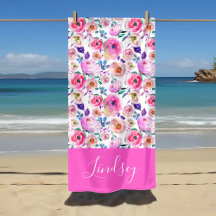 Sunrise Boho Floral Monogramm