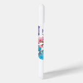 Sunrise Boho Floral Navy Monogramm Case-Mate iPhone Hülle (Rückseite / Rechts)