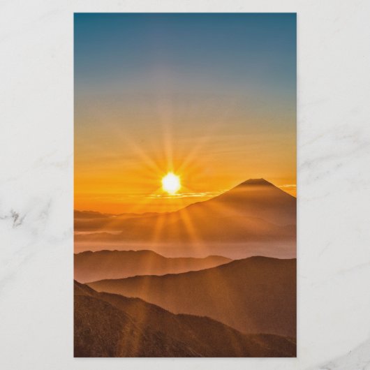 Sunrise Briefpapier (Vorderseite)