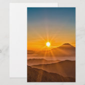 Sunrise Briefpapier (Vorne/Hinten)