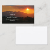 Sunrise Business Card Visitenkarte (Vorne/Hinten)