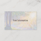 Sunrise Business Card Visitenkarte (Rückseite)