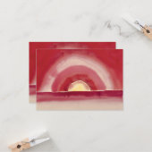 Sunrise by Georgia O'Keefe Karte (Vorderseite/Rückseite Beispiel)