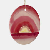 Sunrise by Georgia O'Keefe Keramik Ornament (Rechts)