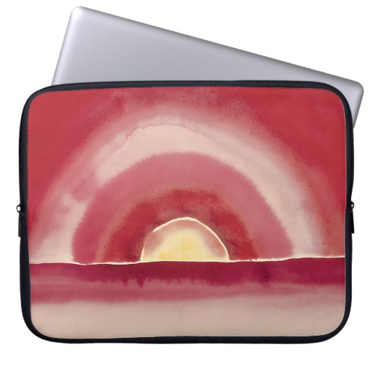 Sunrise by Georgia O'Keefe Laptopschutzhülle (Vorderseite)