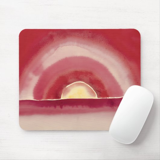 Sunrise by Georgia O'Keefe Mousepad (Mit Mouse)