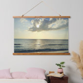 Sunrise Calm Across the Coast Wandteppich Mit Holzrahmen (Schlafzimmer)