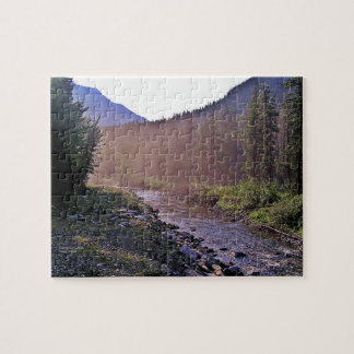 Sunrise Cameron Creek Waterton Park, Canada Puzzle