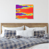 Sunrise Canvas Print Leinwanddruck (Insitu (Schlafzimmer))