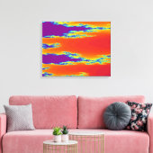 Sunrise Canvas Print Leinwanddruck (Insitu (Wohnzimmer))