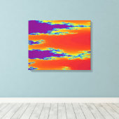 Sunrise Canvas Print Leinwanddruck (Insitu (Holzboden))