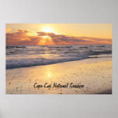 Sunrise Cape Cod National Seehand Poster (Vorne)