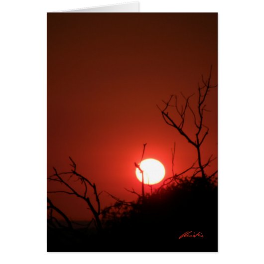 Sunrise Card (Vorne)