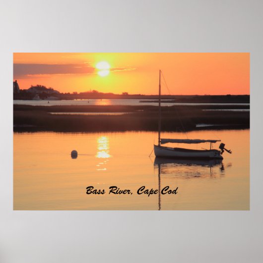 Sunrise Catboat, Cape Cod Poster (Vorne)
