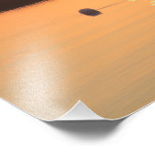 Sunrise Catboat Fotodruck (Ecke)