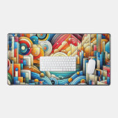 Sunrise City  Schreibtischunterlage (Tastatur & Maus)