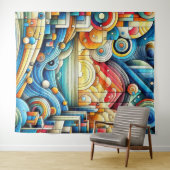 Sunrise City Wandteppich (Beispiel (Horizontal))