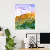Sunrise Cliffs Kauai Print and Poster (Heimbüro)