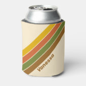 Sunrise Clover Stripes with Name Dosenkühler (Kanne Rückseite)