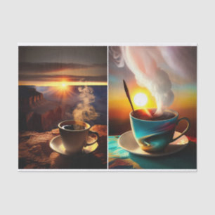 Sunrise Coffee, Südwest Vibes, Grand Canyon Seidenpapier