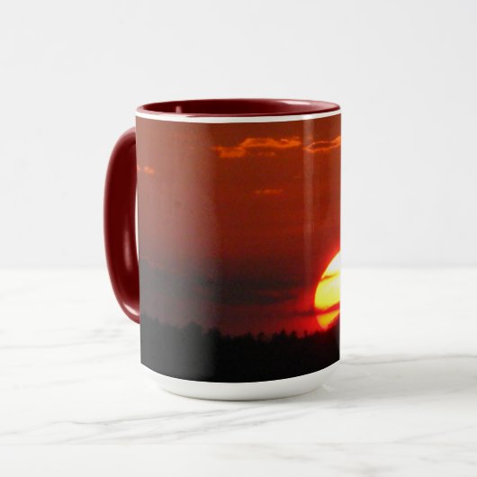 Sunrise Coffee Tasse (Vorderseite Links)