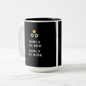 Sunrise Coffee Tasse für den Cyclist (Vorderseite Links)