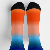 Sunrise Colors Ombre Socken (Oben)