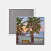 Sunrise, Costa Blanca Beach, Spanien Magnet (Vorderseite/Rückseite)