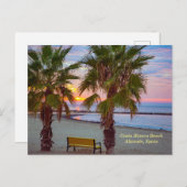 Sunrise, Costa Blanca Beach, Spanien Postkarte (Vorne/Hinten)