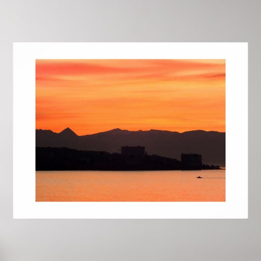Sunrise, Costa del Sol, Spanien Poster (Vorne)