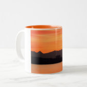 Sunrise, Costa del Sol, Spanien Zweifarbige Tasse (Vorderseite Links)