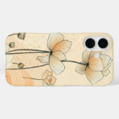 Sunrise Cream Tulip Case-Mate iPhone Hülle (Rückseite (Horizontal))