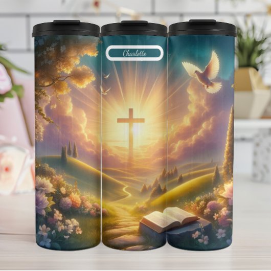 Sunrise Cross, Weg zur Erlösung Thermosbecher