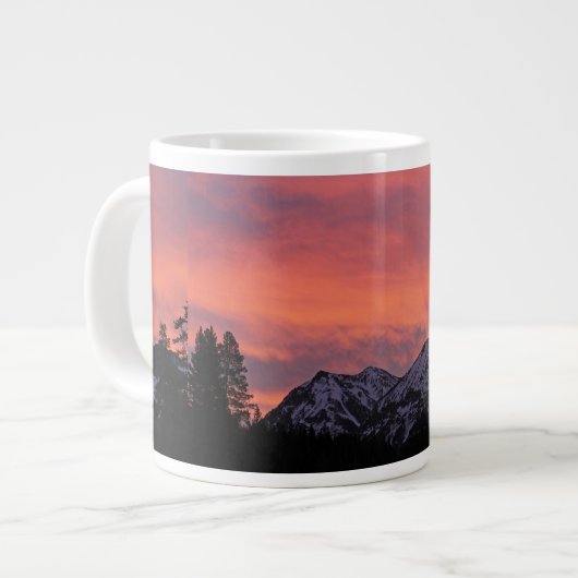 Sunrise Custom Jumbo Tasse (Vorderseite Links)