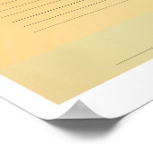 Sunrise Daily Planner Poster (Ecke)